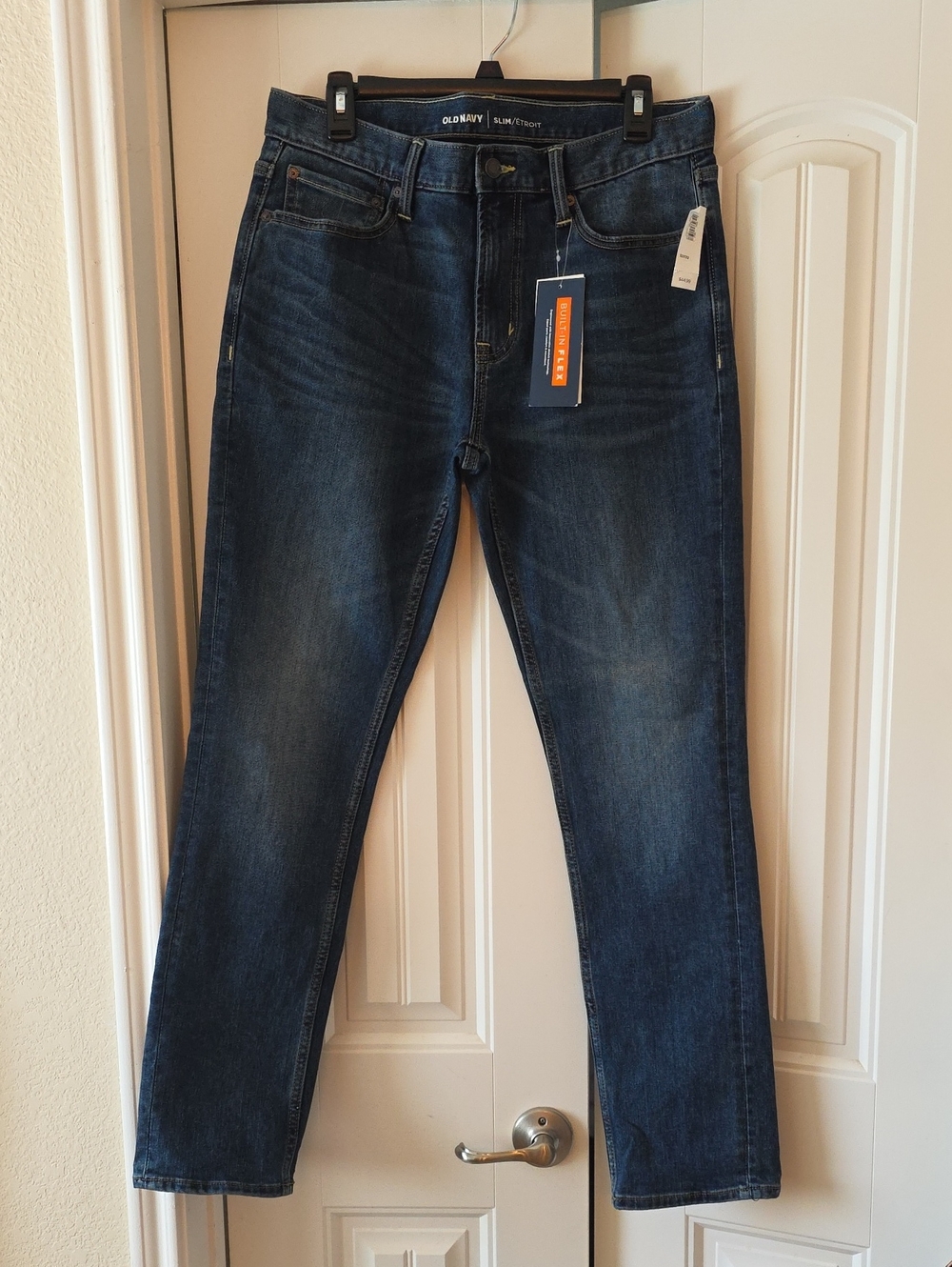 Old Navy Men's Dark Wash Slim Straight Jeans